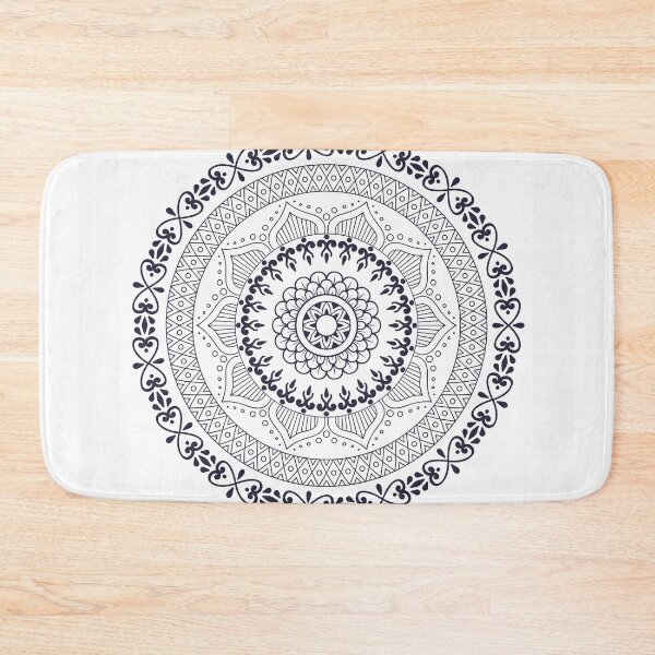 Item preview, Simple black mandala  designed and sold by ROYPO.