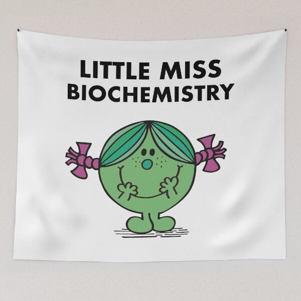 Item preview, Little Miss Biochemistry designed and sold by Meme Economy.