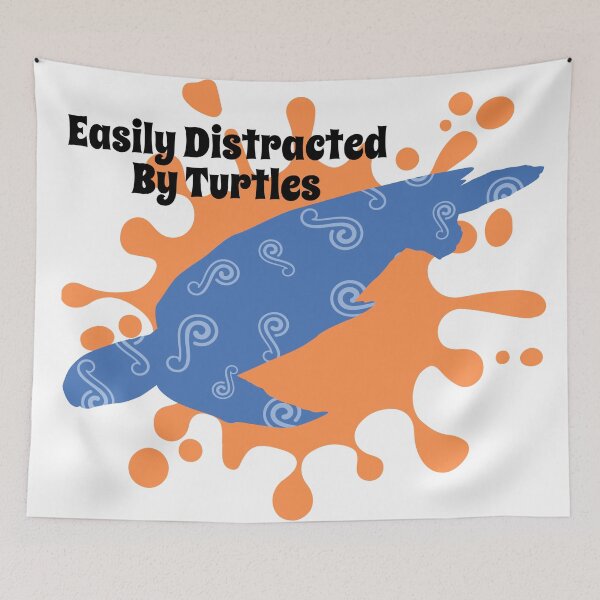 Item preview, Easily Distracted By Turtles designed and sold by Lezbo1986.