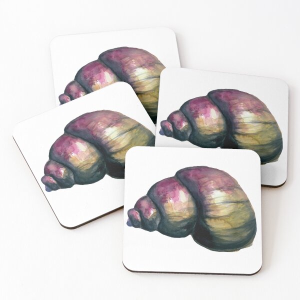 Item preview, Pretty Watercolor Shell designed and sold by InkLayer.