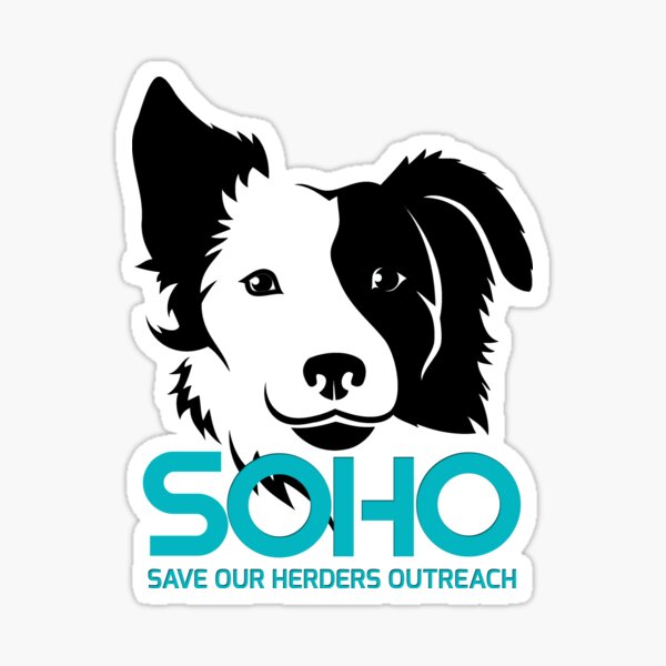 SOHO Dog Rescue Logo Sticker