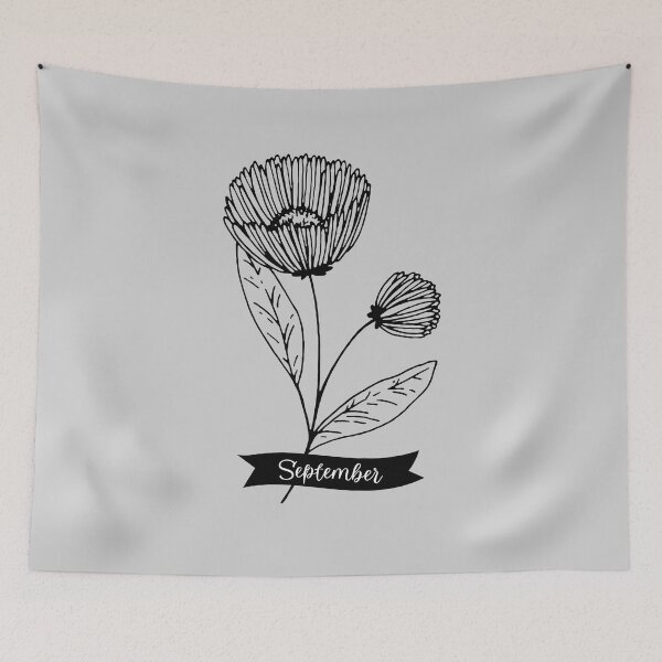 Item preview,  Happy Birthday September- Birth Flower designed and sold by BronikowskiART.