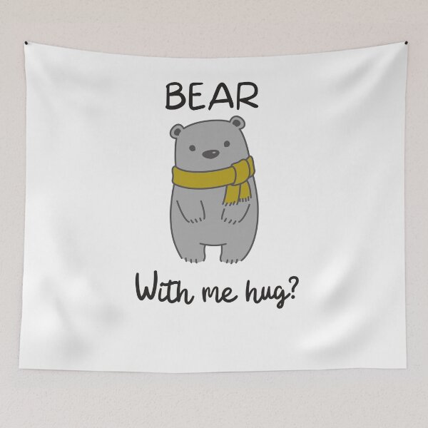 Item preview, Bear with me - Hug You oke?  designed and sold by TheContactor.