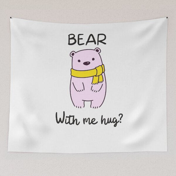 Item preview, Bear with me - Hug You oke?  designed and sold by TheContactor.