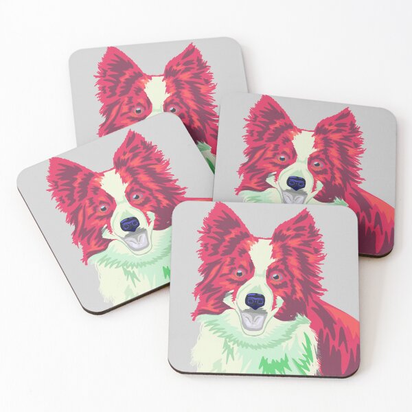 Item preview, A splash of colour- Border Collie edition designed and sold by Werewolf1343.