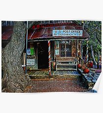 Luckenbach TX Painted Poster