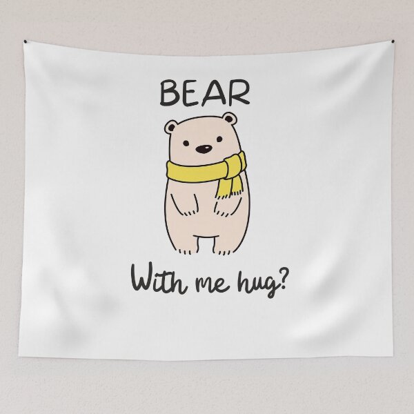 Item preview, Bear with me - Hug You oke?  designed and sold by TheContactor.