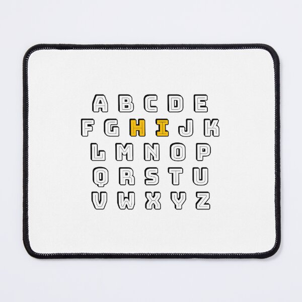 Item preview, Hi Alphabet - Back to School - Teachers - Funny pre k kindergarten designed and sold by Inspirationmotivation.