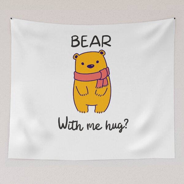 Item preview, Bear with me - Hug You oke?  designed and sold by TheContactor.