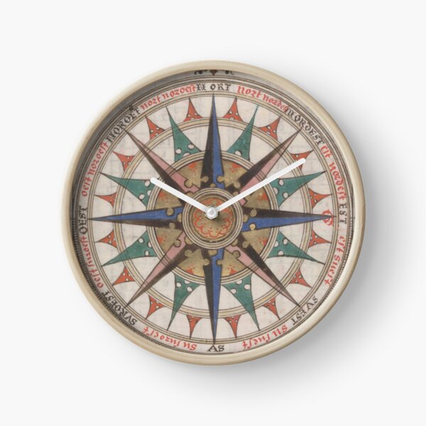 Boussole nautique historique (1543) Horloge