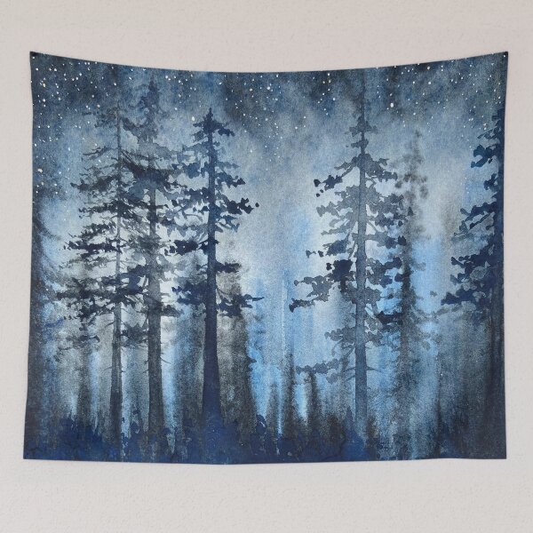Item preview, The Blue Goldstone Forest designed and sold by Jess Purser.