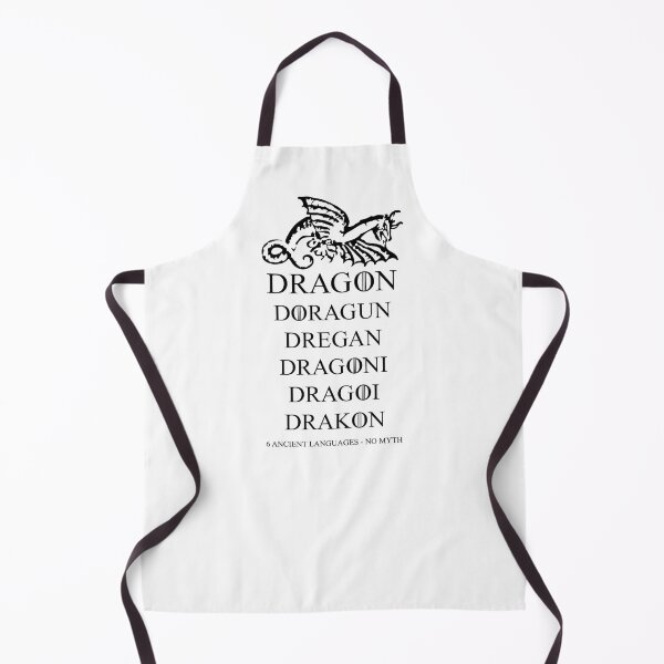 Item preview, DRAGON. ANCIENT LANGUAGES. BLACK TEXT. designed and sold by 5hertz.