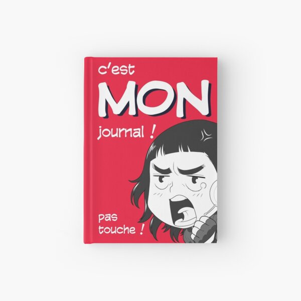 8-OPTIONS.COM - FR - MON JOURNAL A5 - ROUGE - 10 $ pour auteurs Carnet cartonné