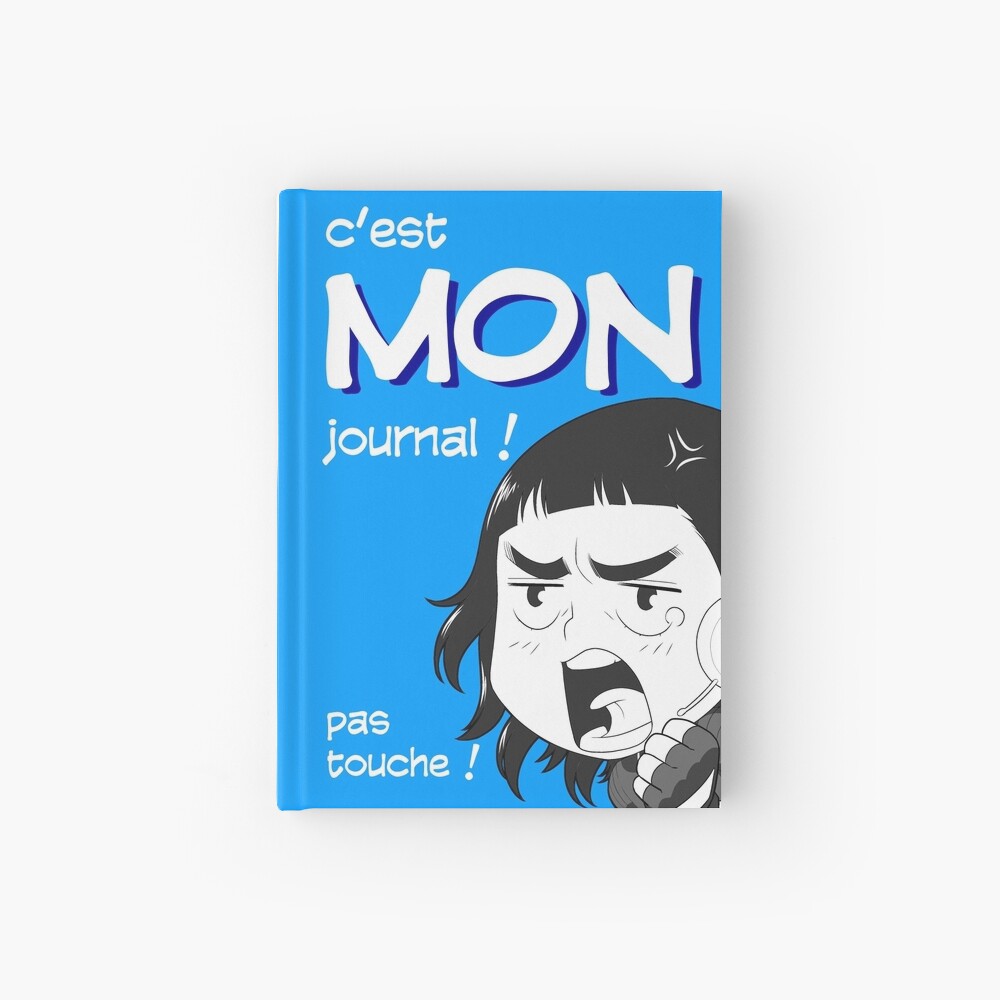 Carnet cartonné « 8-OPTIONS.COM - FR - MON JOURNAL A5 - BLEU - 10 $ pour auteurs»