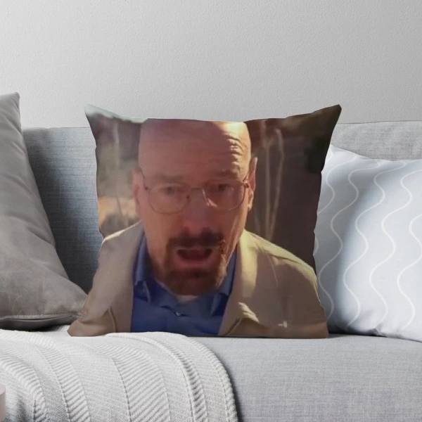 Walter White Throw Pillow for Sale by Muffin Man