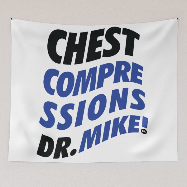 Item preview, Chest Compressions - Dr. Mike (Blue)  designed and sold by EricaErmin.