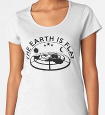 Flat Earth Women's Premium T-Shirt
