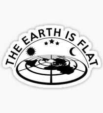Flat Earth Sticker