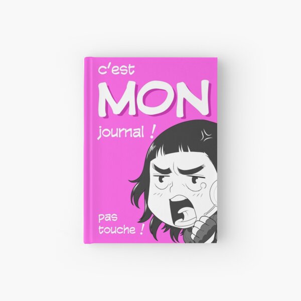 8-OPTIONS.COM - FR - MON JOURNAL A5 - ROSE - 10 $ pour auteurs Carnet cartonné
