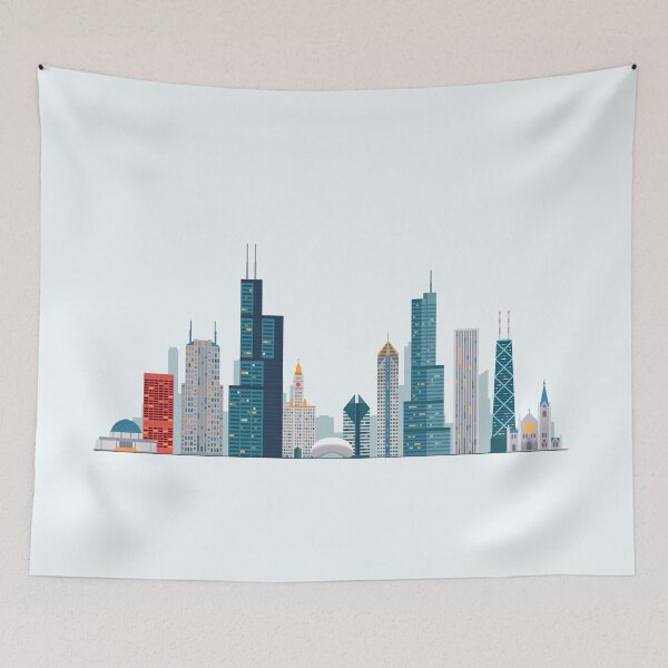 Item preview, Chicago skyline designed and sold by Antikwar.