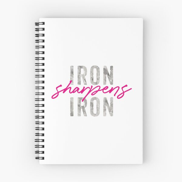 Item preview, Iron sharpens iron proverbs 27:17 bible verse designed and sold by StohlerPhotos.