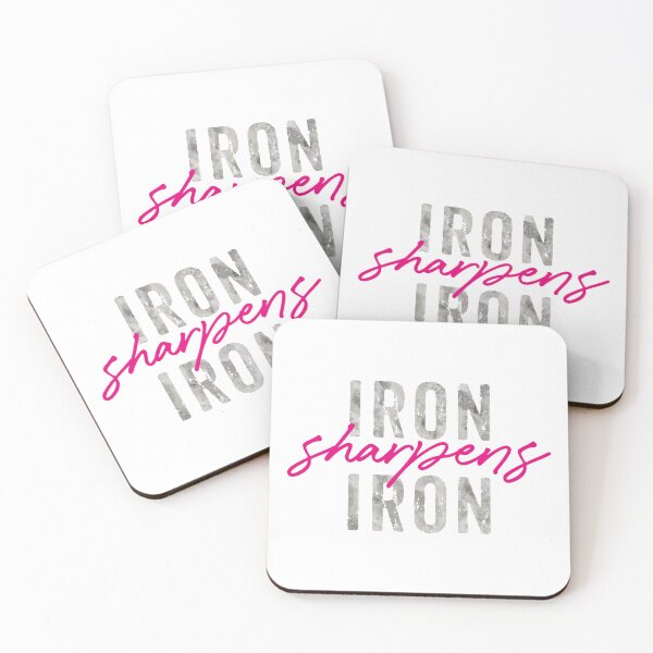 Item preview, Iron sharpens iron proverbs 27:17 bible verse designed and sold by StohlerPhotos.