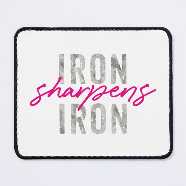 Item preview, Iron sharpens iron proverbs 27:17 bible verse designed and sold by StohlerPhotos.