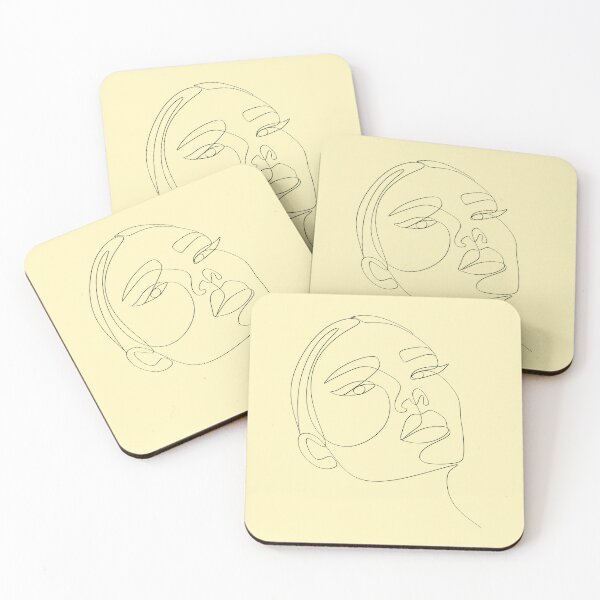 Item preview, Abstract girl face continuous one line drawing minimalism design  designed and sold by AllaLineArt.