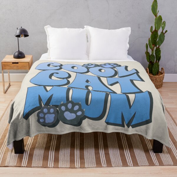 Item preview, Blue Cool Cat Mum, Great Slogan For All Mums Who Own A Cat designed and sold by TrulyEpoque.