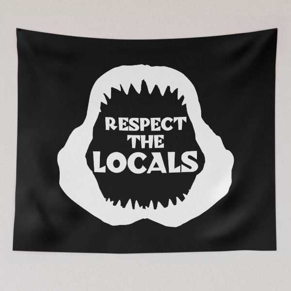 Item preview, Respect The Locals - Shark designed and sold by TMBTM.