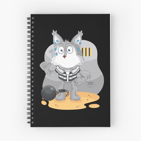 Item preview, Wolf zidika criminal jail cartoon designed and sold by klimov0101.