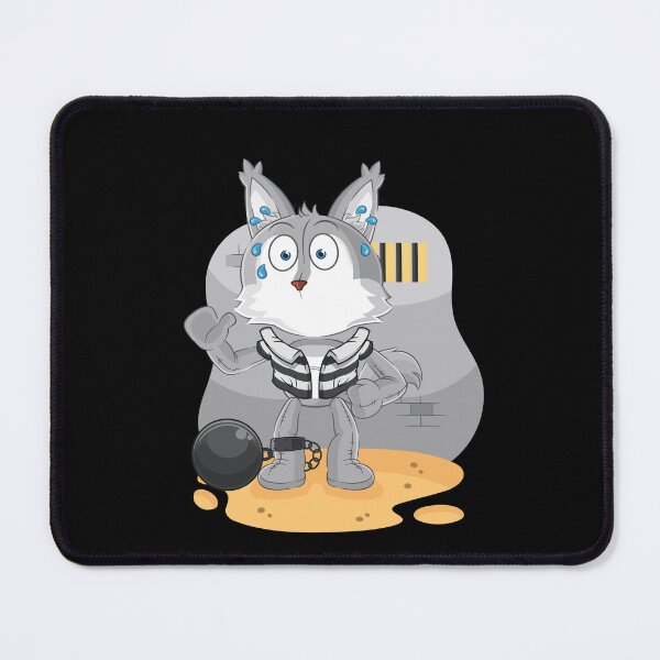 Item preview, Wolf zidika criminal jail cartoon designed and sold by klimov0101.