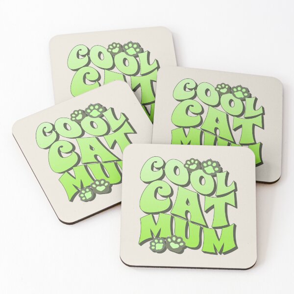 Artikelvorschau, Grüne coole Katzenmama, toller Slogan für alle Mütter, die eine Katze besitzen entworfen und verkauft von TrulyEpoque.