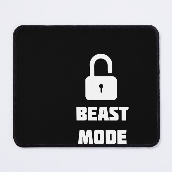 Item preview, Beast Mode Unlocked Gym Quote designed and sold by kryative.