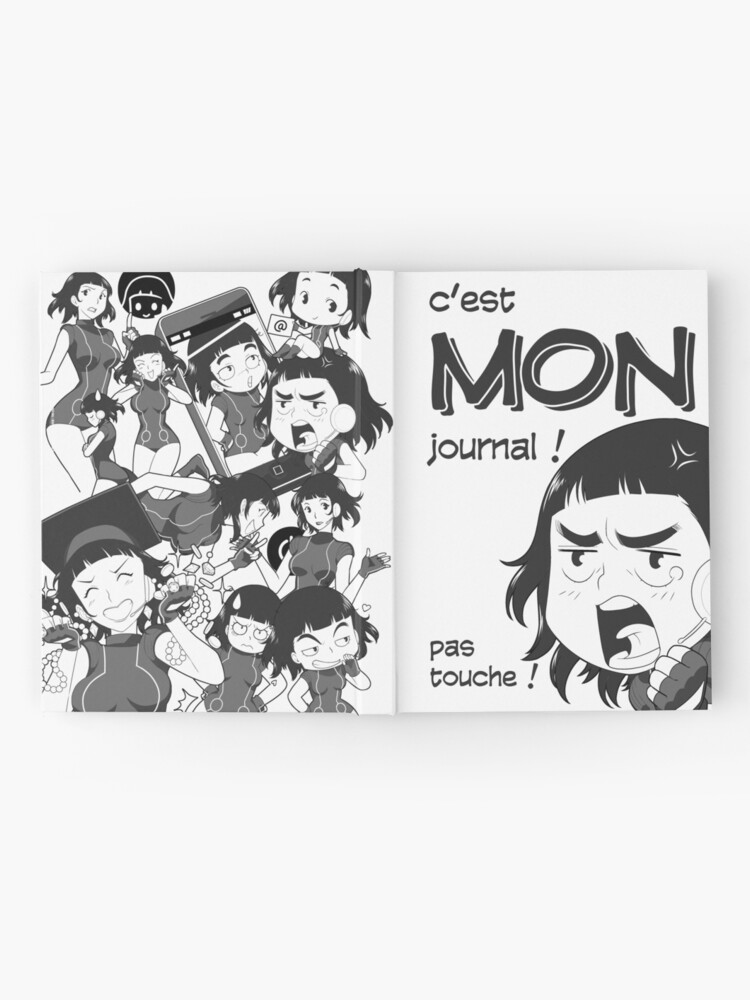 Carnet cartonné ''8-OPTIONS.COM - FR - MON JOURNAL A5 - BLANC - 10 $ pour auteurs' : autre vue