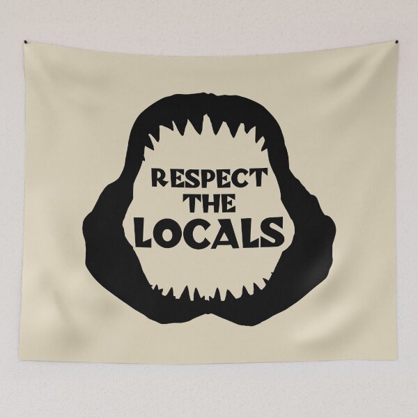 Item preview, Respect The Locals | Shark designed and sold by TMBTM.