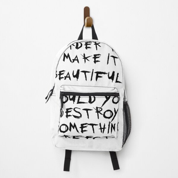 Item preview, Would you destroy something perfect in order to make it beautiful? | Gerard way Beauty quote. designed and sold by SebbyPewPew.
