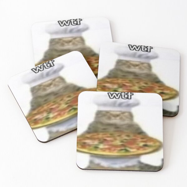 Item preview, Cat pizza meme designed and sold by yungalbsen.