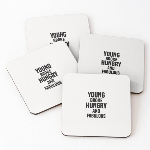 Item preview, young broke hungry and fabulous designed and sold by Crystakim.