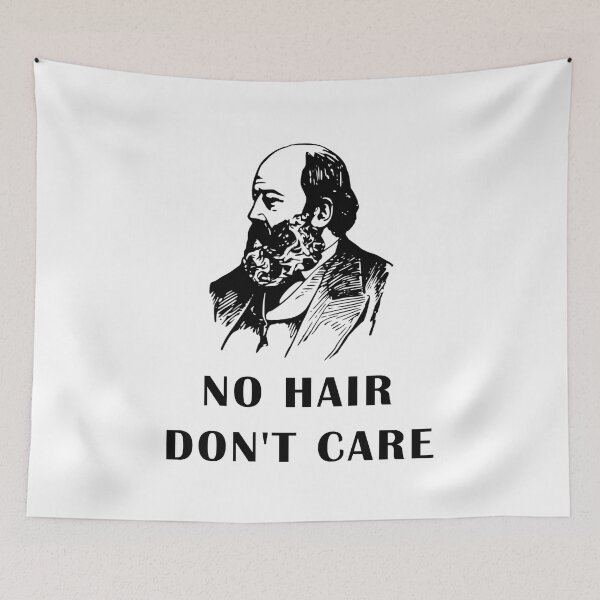 Item preview, No Hair Don't Care designed and sold by NameThatShirt.