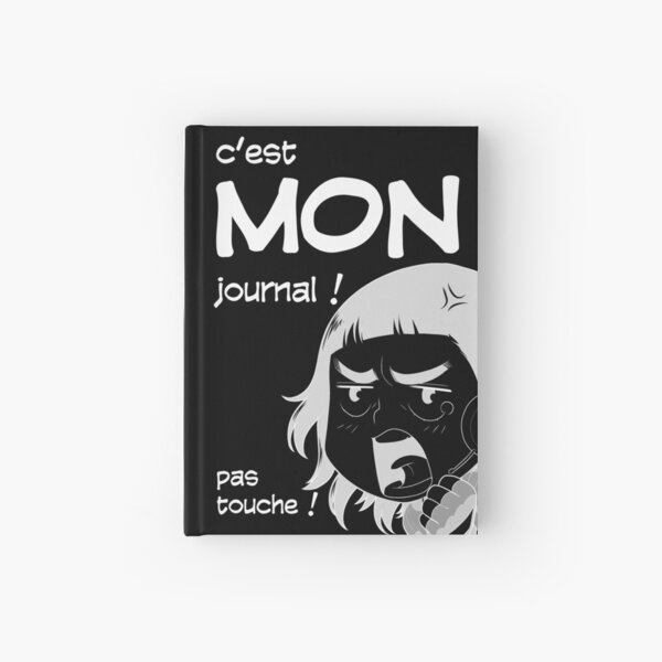 8-OPTIONS.COM - FR - MON JOURNAL A5 - NOIR - 10 $ pour auteurs Carnet cartonné