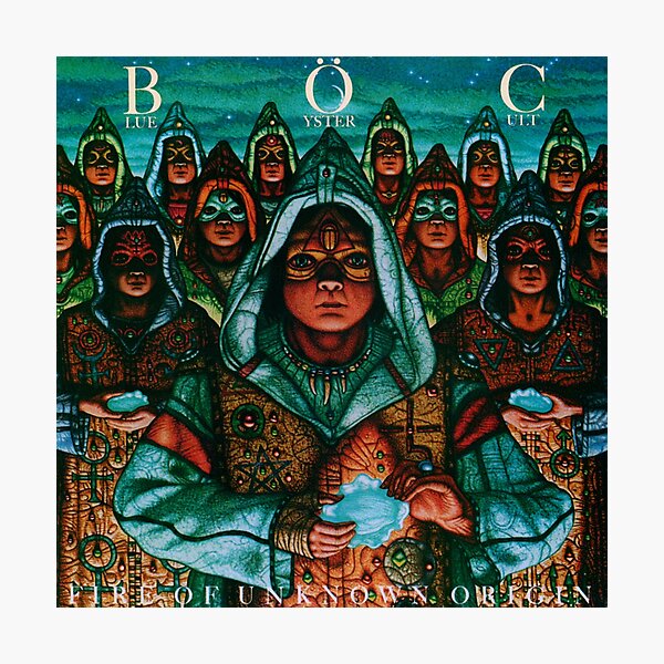Blue Öyster Cult - Fire of Unknown Origin Photographic Print