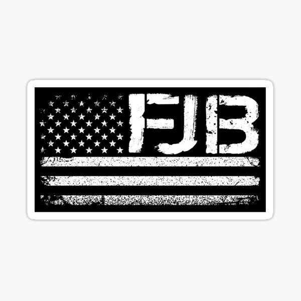 "American USA FJB F Biden Flag " Sticker for Sale by