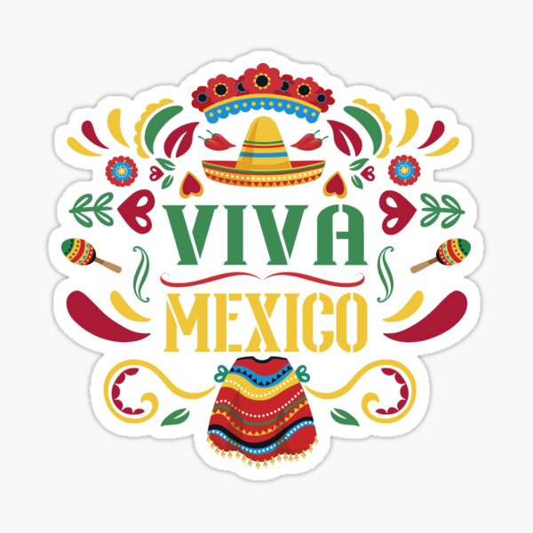 "Mexico Independence Day 2022 New Design" Sticker For Sale By Ourastore ...