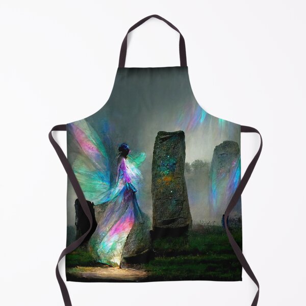 Item preview, Iridescent energy fairy amongst ancient standing stones 2 designed and sold by fairyfreak.
