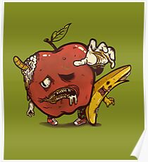Zombies Fruits Poster
