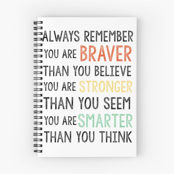 Item preview,  You Are Braver Stronger Smarter Loved designed and sold by Tema EL.