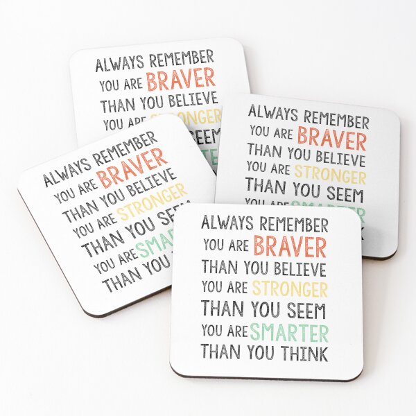 Item preview,  You Are Braver Stronger Smarter Loved designed and sold by Tema EL.