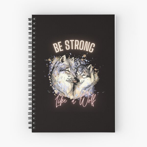Item preview, Funny Be Strong As A Wolf Romantic,Wolf drawing for girl designed and sold by fatydesignspace.