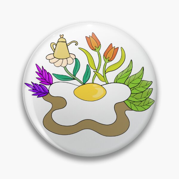 Item preview, flowers growing from egg designed and sold by raseenboi.